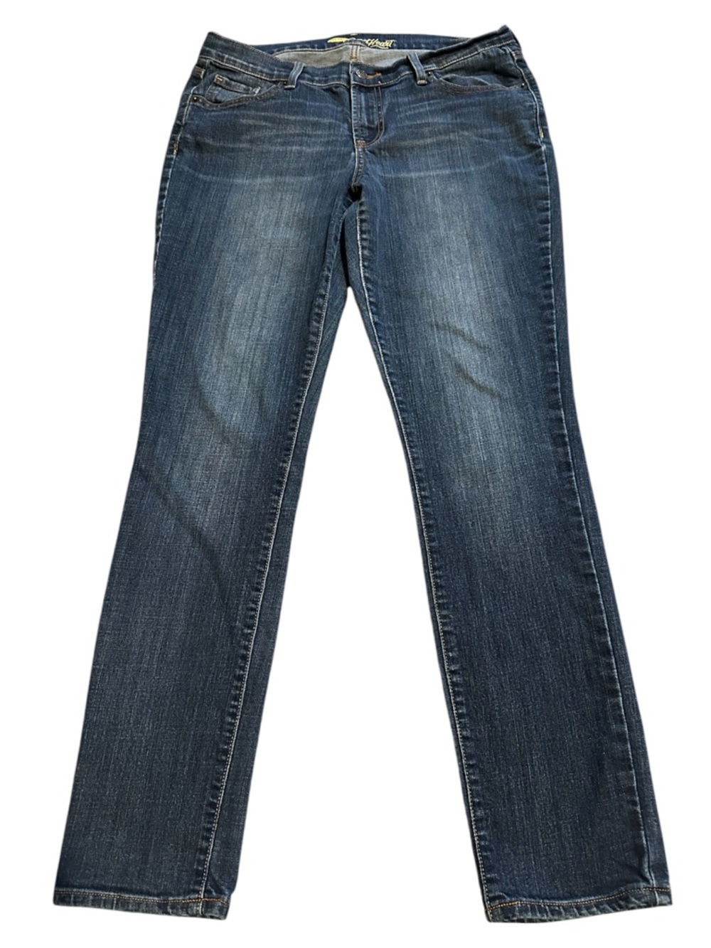 Old Navy Dark Blue Straight-Leg Women's Jeans 10R